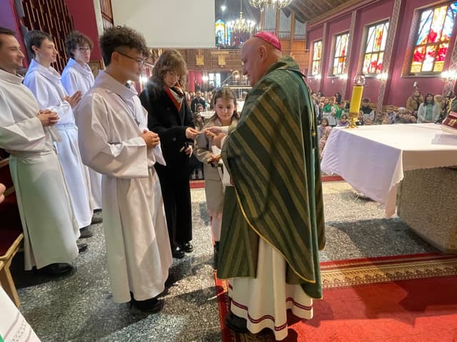 Wizytacja parafii w Ciścu