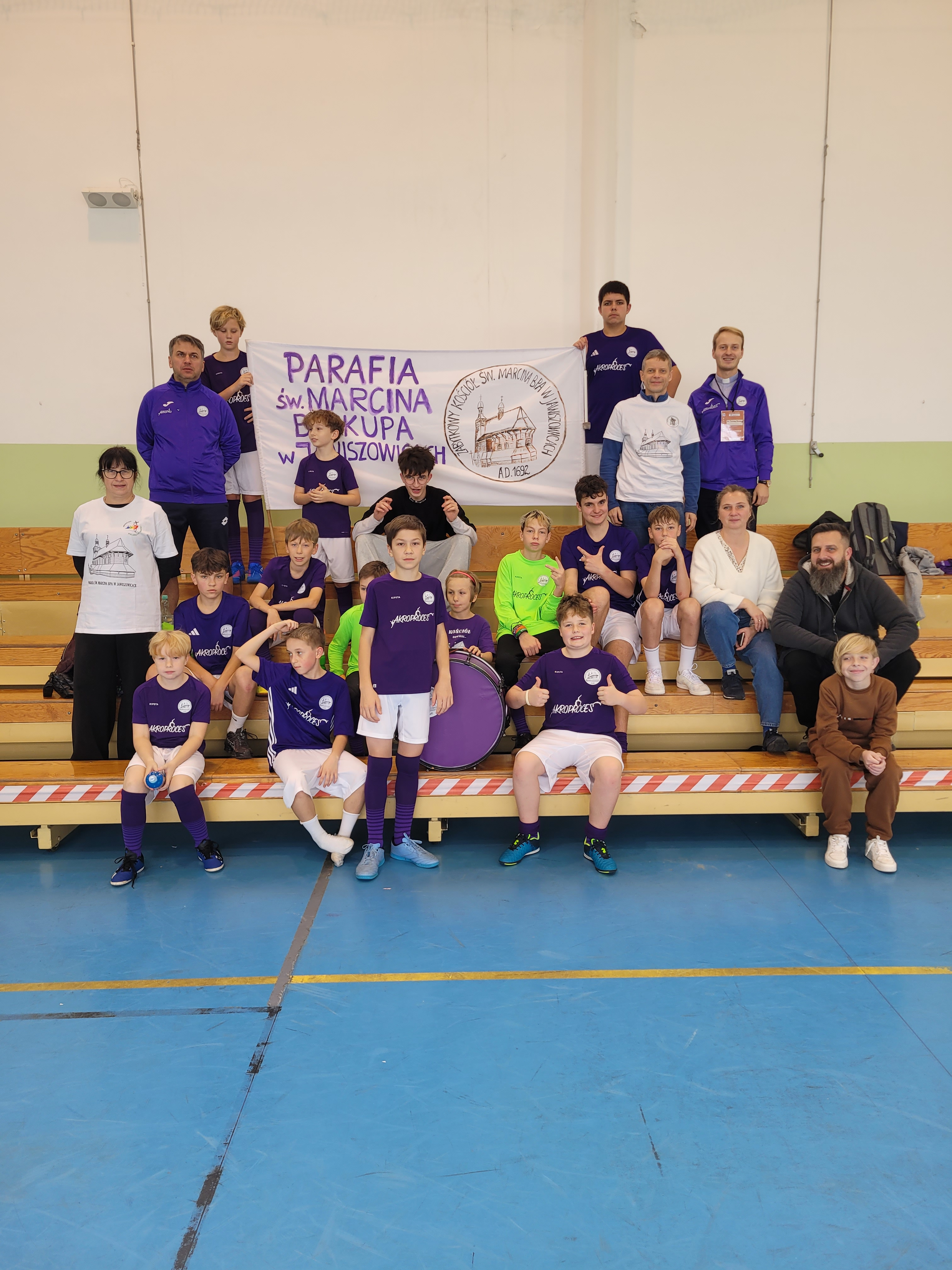 Eliminacje XVIII halowego Bosko Cup z okręgu Kęckiego - Parafia Jawiszowice św. Marcina Bpa