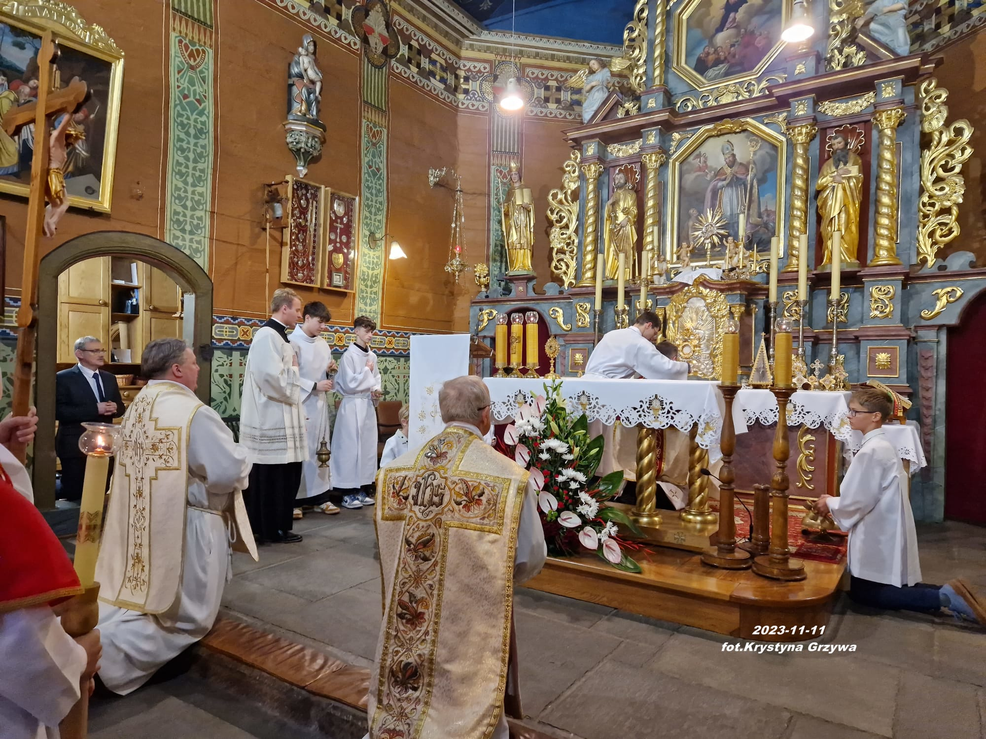 Uroczystość odpustowa ku czci św. Marcina Biskupa pod przewodnictwem ks. Wiesława Mrowca - Parafia Jawiszowice św. Marcina Biskupa