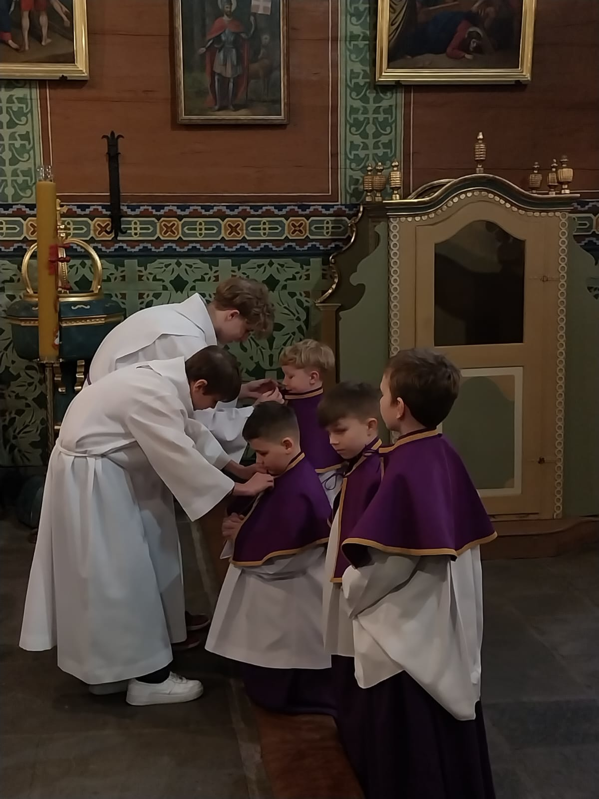 Błogosławieństwo kandydatów na Ministrantów - Parafia Jawiszowice św. Marcina Bpa 