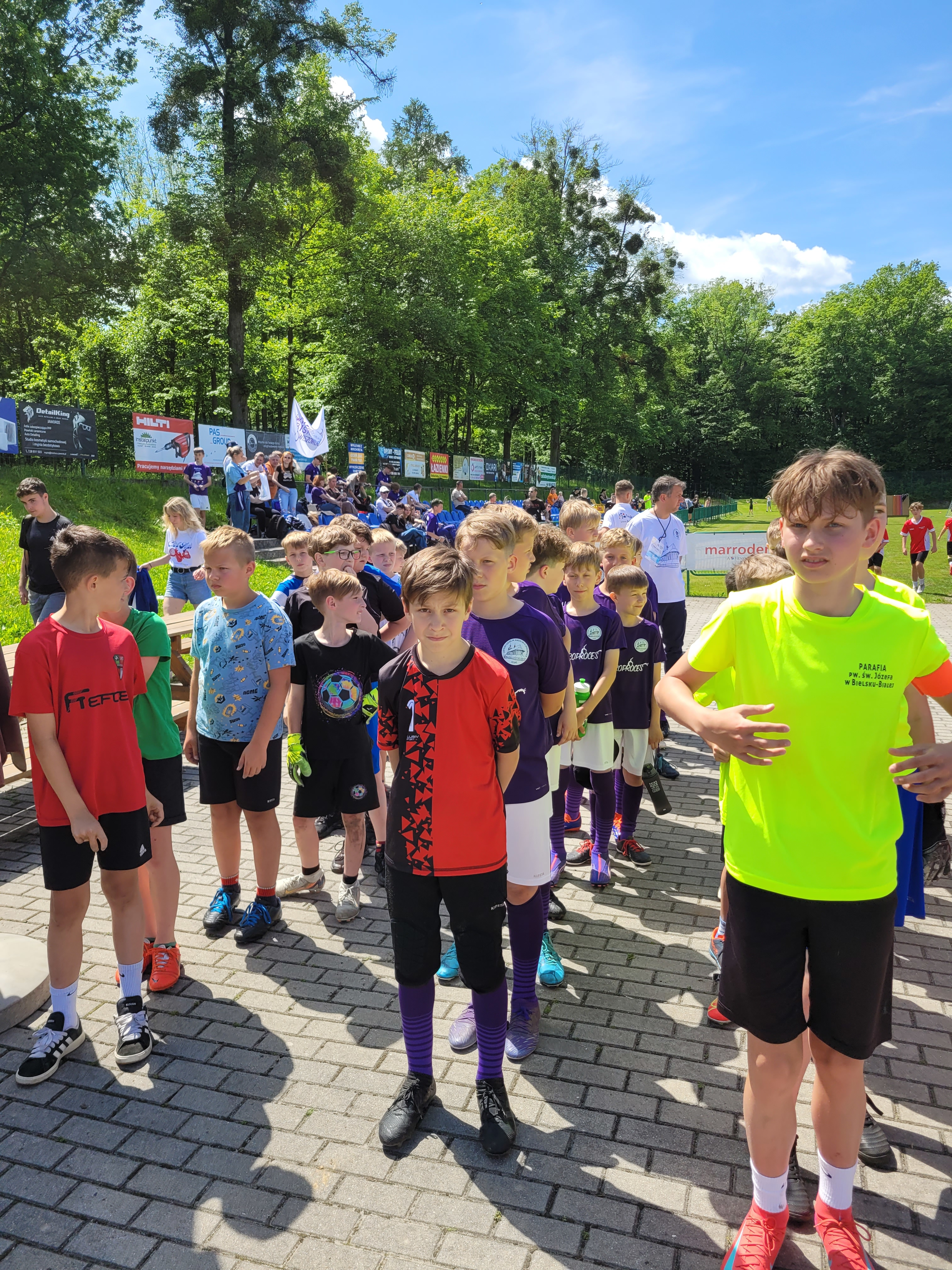 Awans ministrantów i lektorów w Eliminacjach XVII Letniego Turnieju Bosko Cup - Jawiszowice św. Marcina Bpa