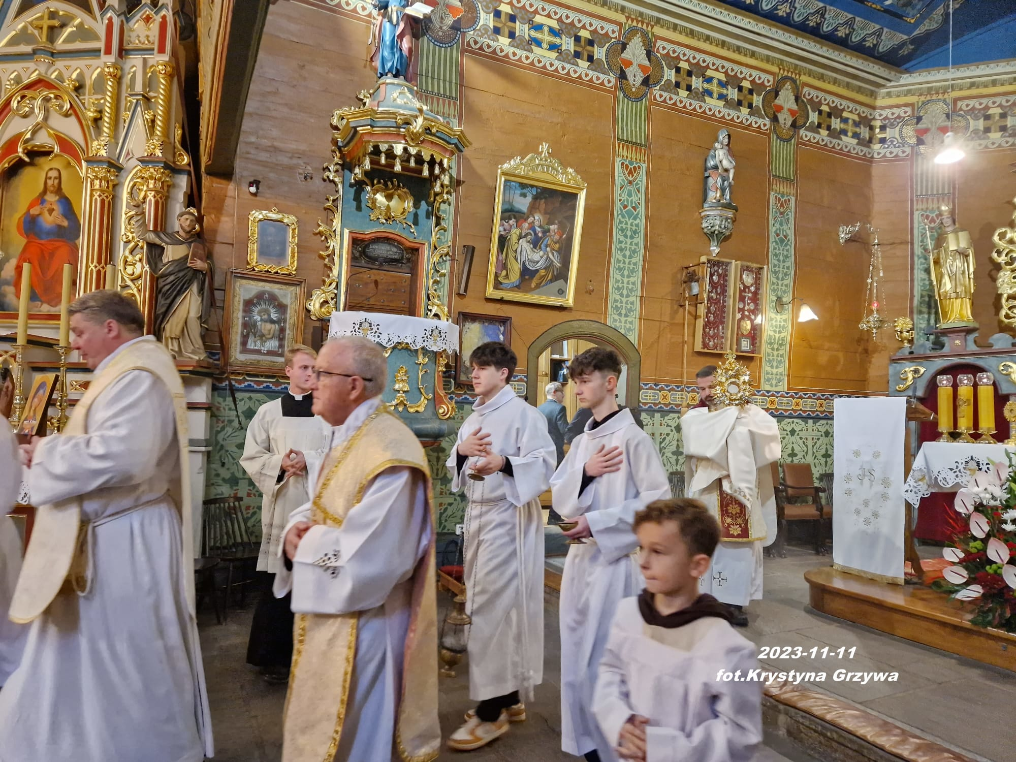 Uroczystość odpustowa ku czci św. Marcina Biskupa pod przewodnictwem ks. Wiesława Mrowca - Parafia Jawiszowice św. Marcina Biskupa