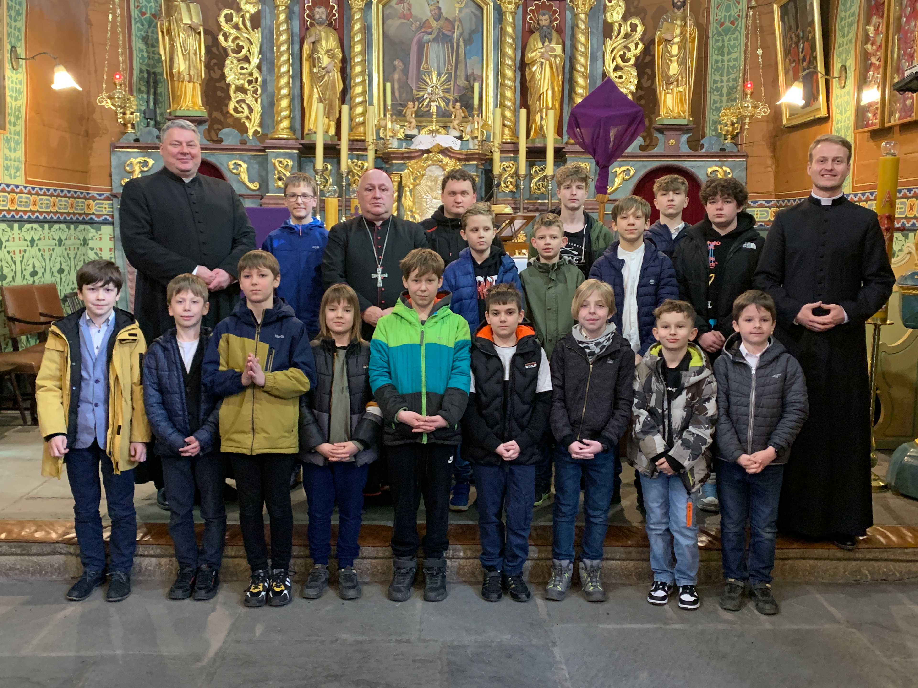 Wizytacja Kanoniczna bp. Piotra Gregera 2024 - Parafia Jawiszowice św. Marcina bp.