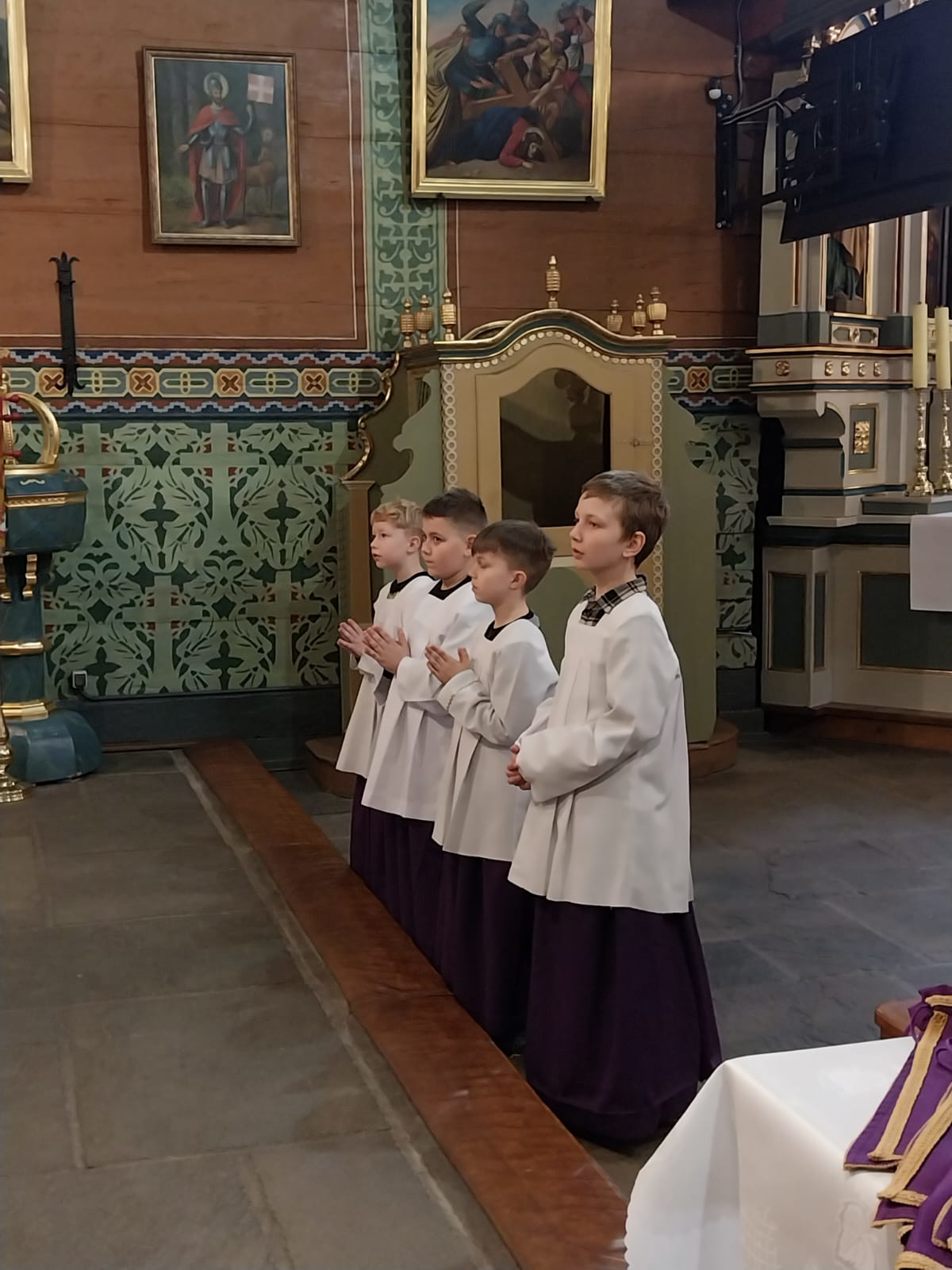 Błogosławieństwo kandydatów na Ministrantów - Parafia Jawiszowice św. Marcina Bpa 