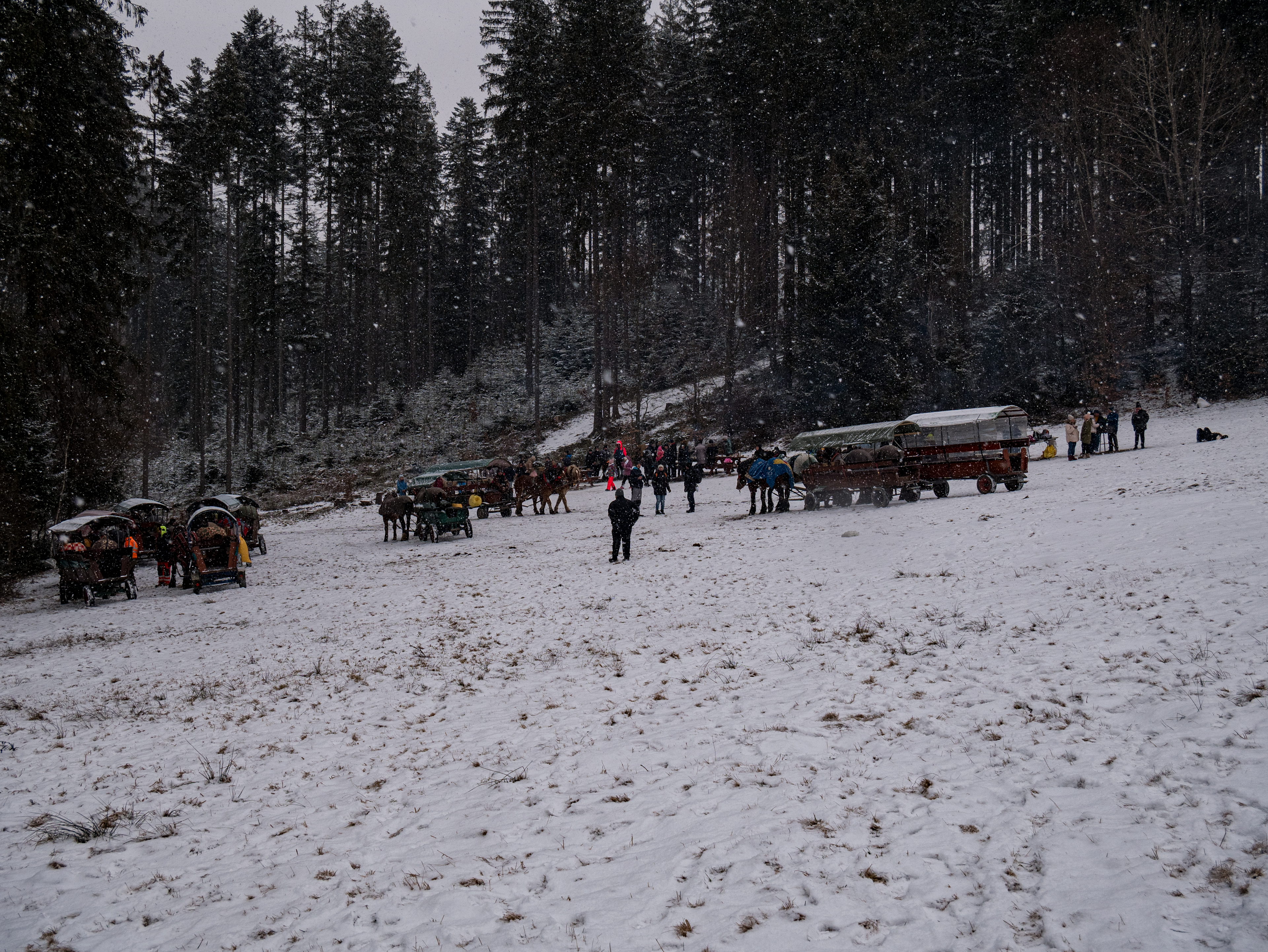 Pielgrzymka do Kościoła Jubileuszowego w Istebnej i kulig - parafia Jawiszowice św. Marcina Bpa