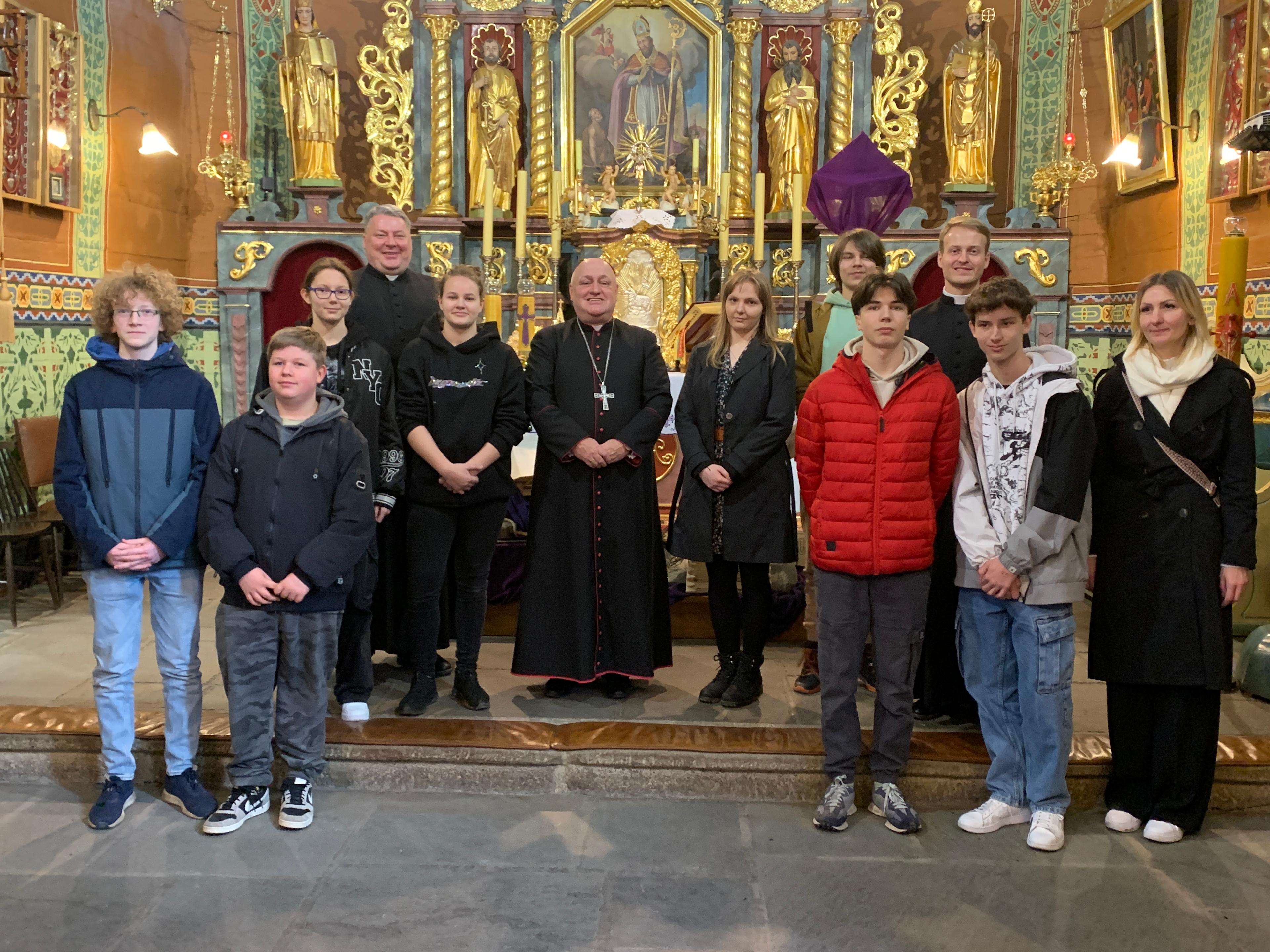 Wizytacja Kanoniczna bp. Piotra Gregera 2024 - Parafia Jawiszowice św. Marcina bp.