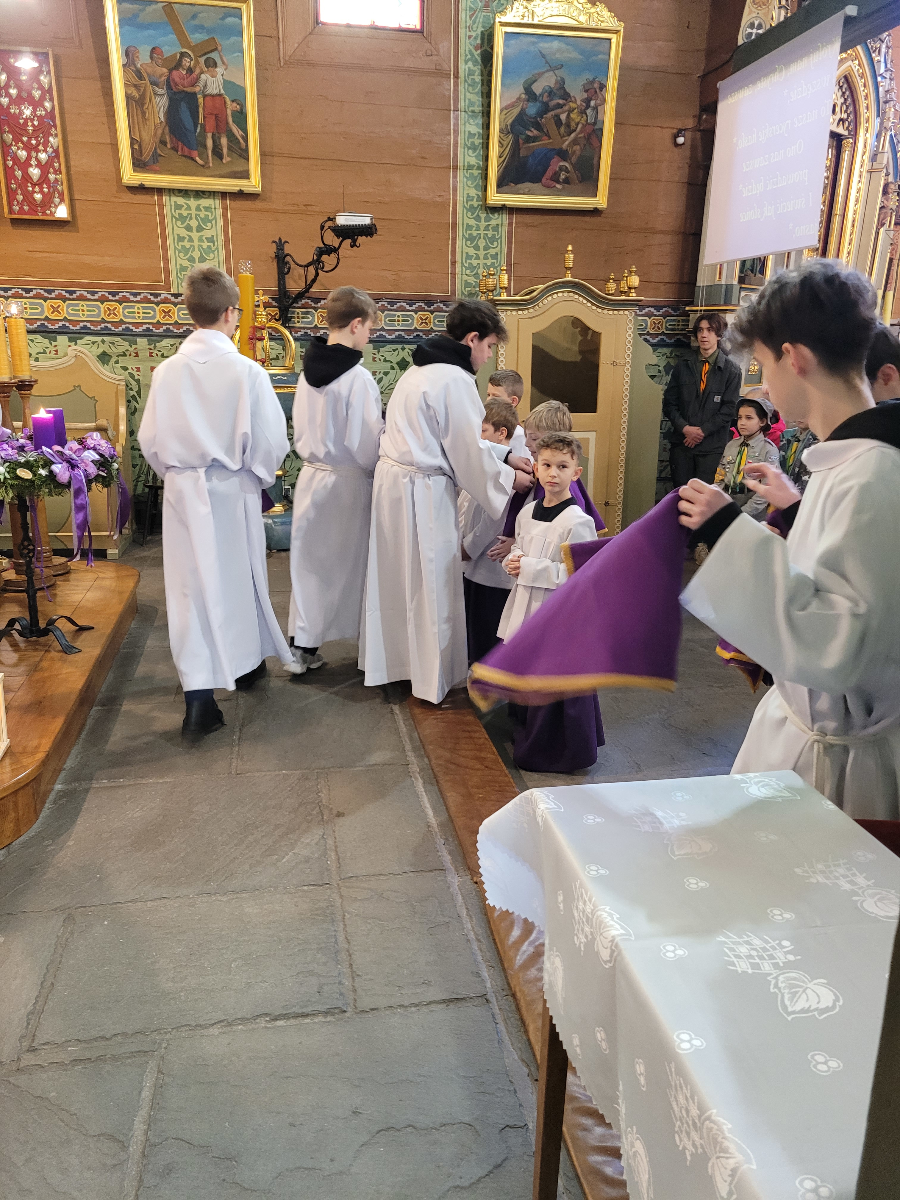 Błogosławieństwo kandydatów na Ministrantów - Parafia Jawiszowice św. Marcina Biskupa