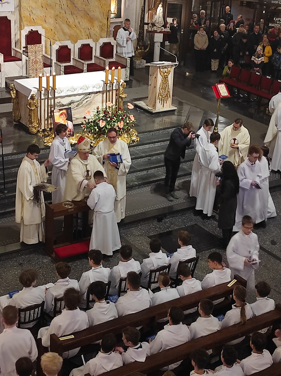 Błogosławieństwo lektorów - bp. Piotr Greger - Parafia Jawiszowice św. Marcina 2