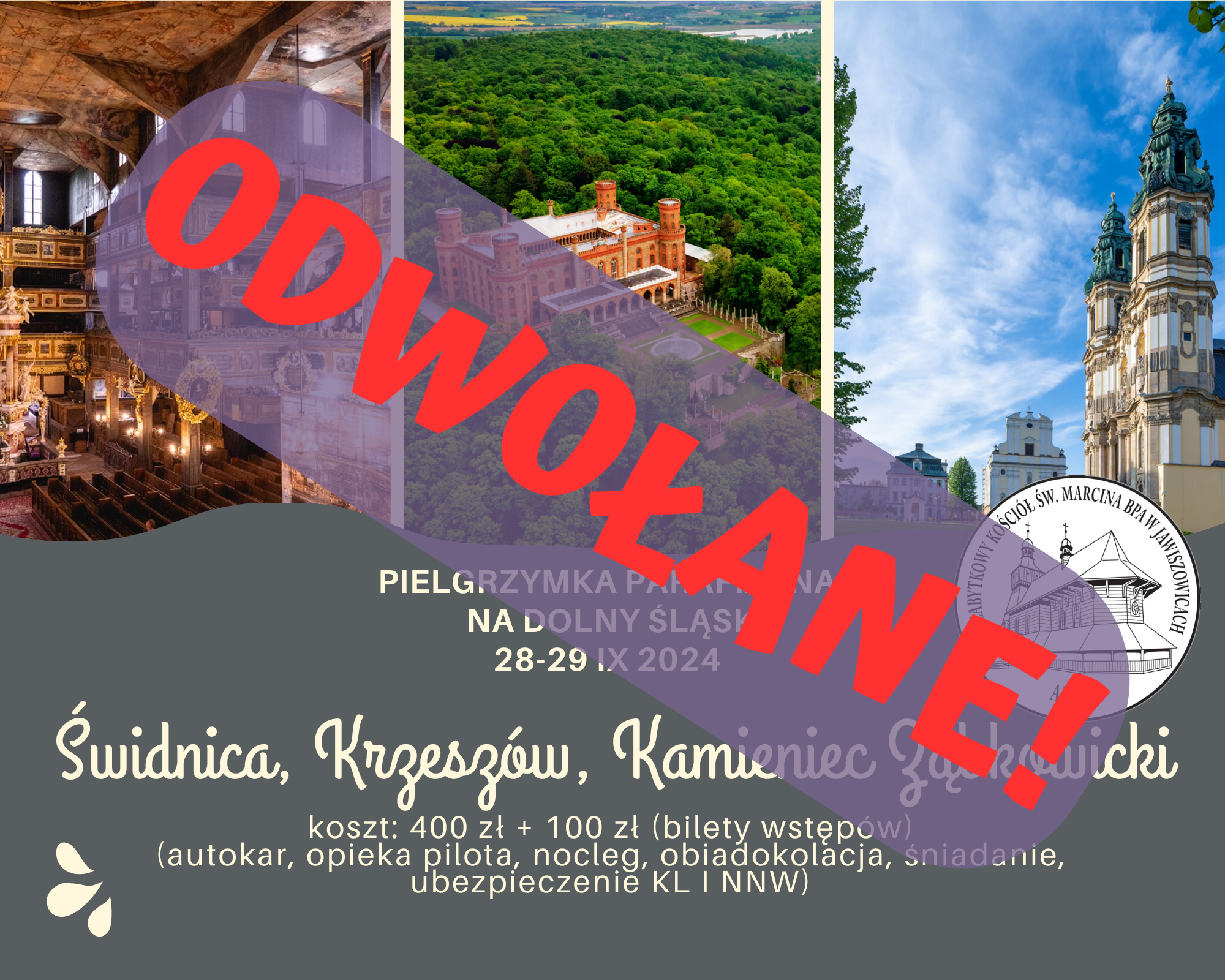 Pielgrzymka Parafialna na Dolny Śląsk