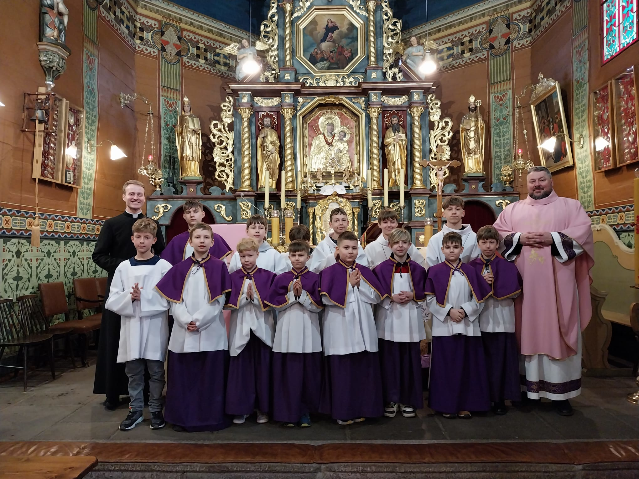 Błogosławieństwo kandydatów na Ministrantów - Parafia Jawiszowice św. Marcina Bpa 