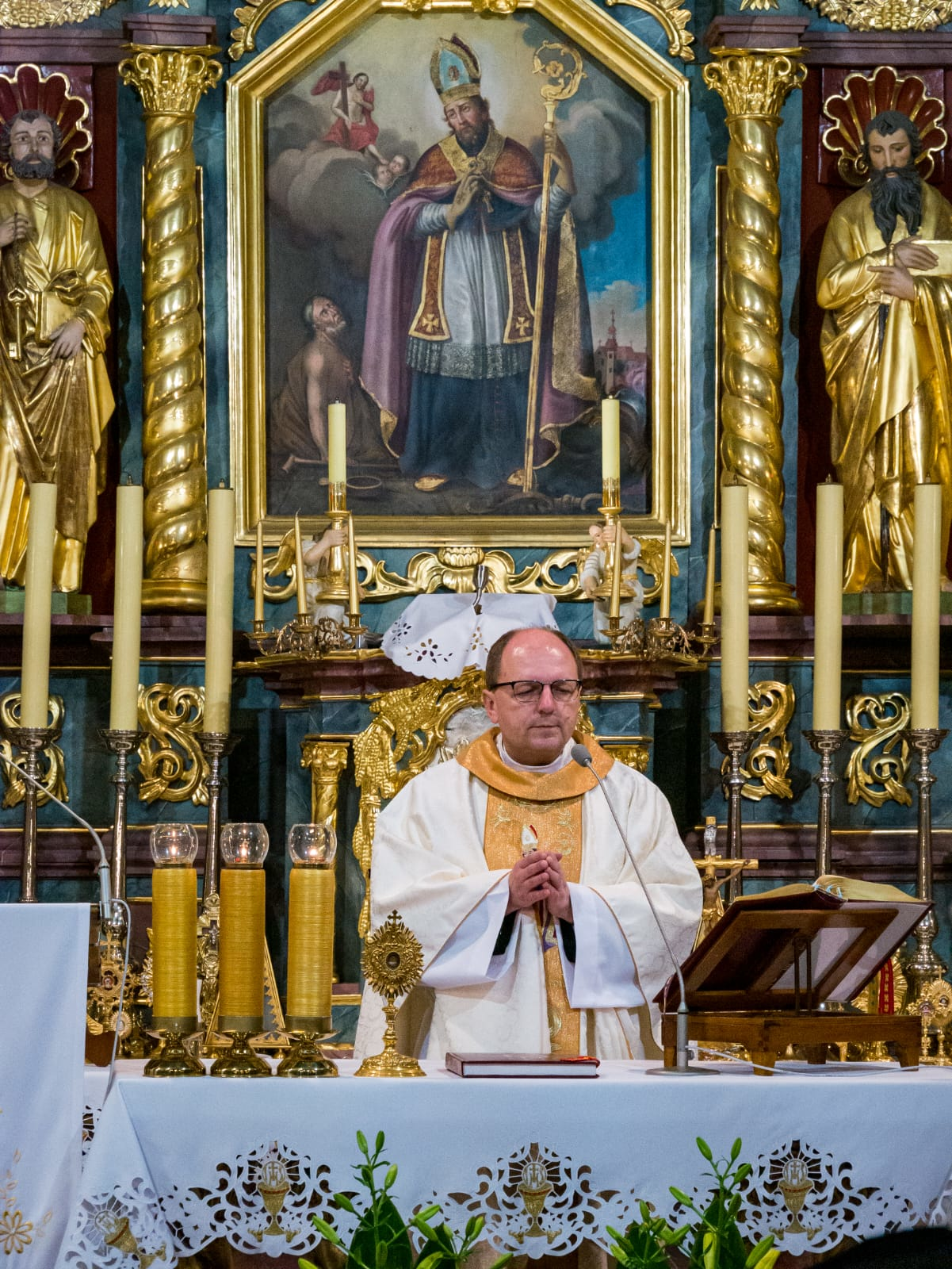 Uroczystość odpustowa ku czci św. Marcina Bpa pod przewodnictwem ks. dr. Szymona Tracza - Parafia Jawiszowice św. Marcina Bpa