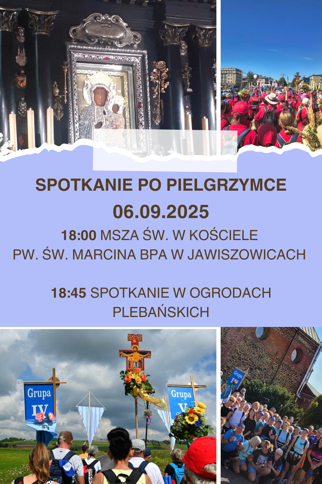 Dziękczynienie po Pieszej Pielgrzymce na Jasną Górę