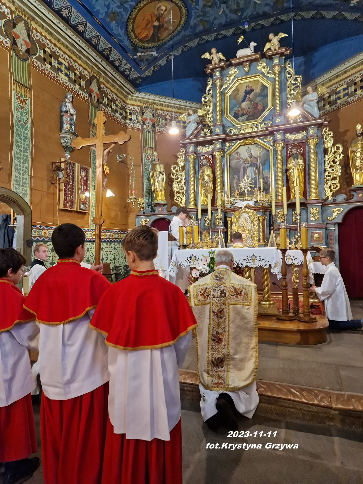 Uroczystość odpustowa ku czci św. Marcina Biskupa pod przewodnictwem ks. Wiesława Mrowca - Parafia Jawiszowice św. Marcina Biskupa