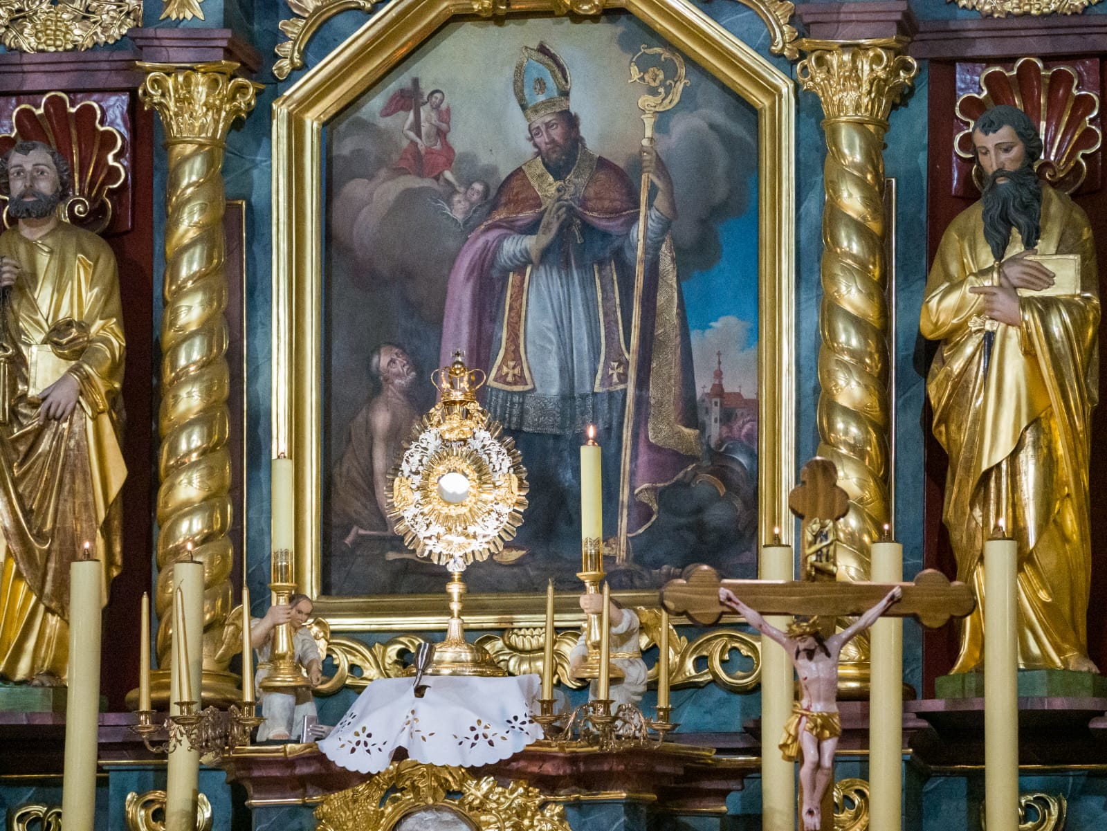 Uroczystość odpustowa ku czci św. Marcina Bpa pod przewodnictwem ks. dr. Szymona Tracza - Parafia Jawiszowice św. Marcina Bpa