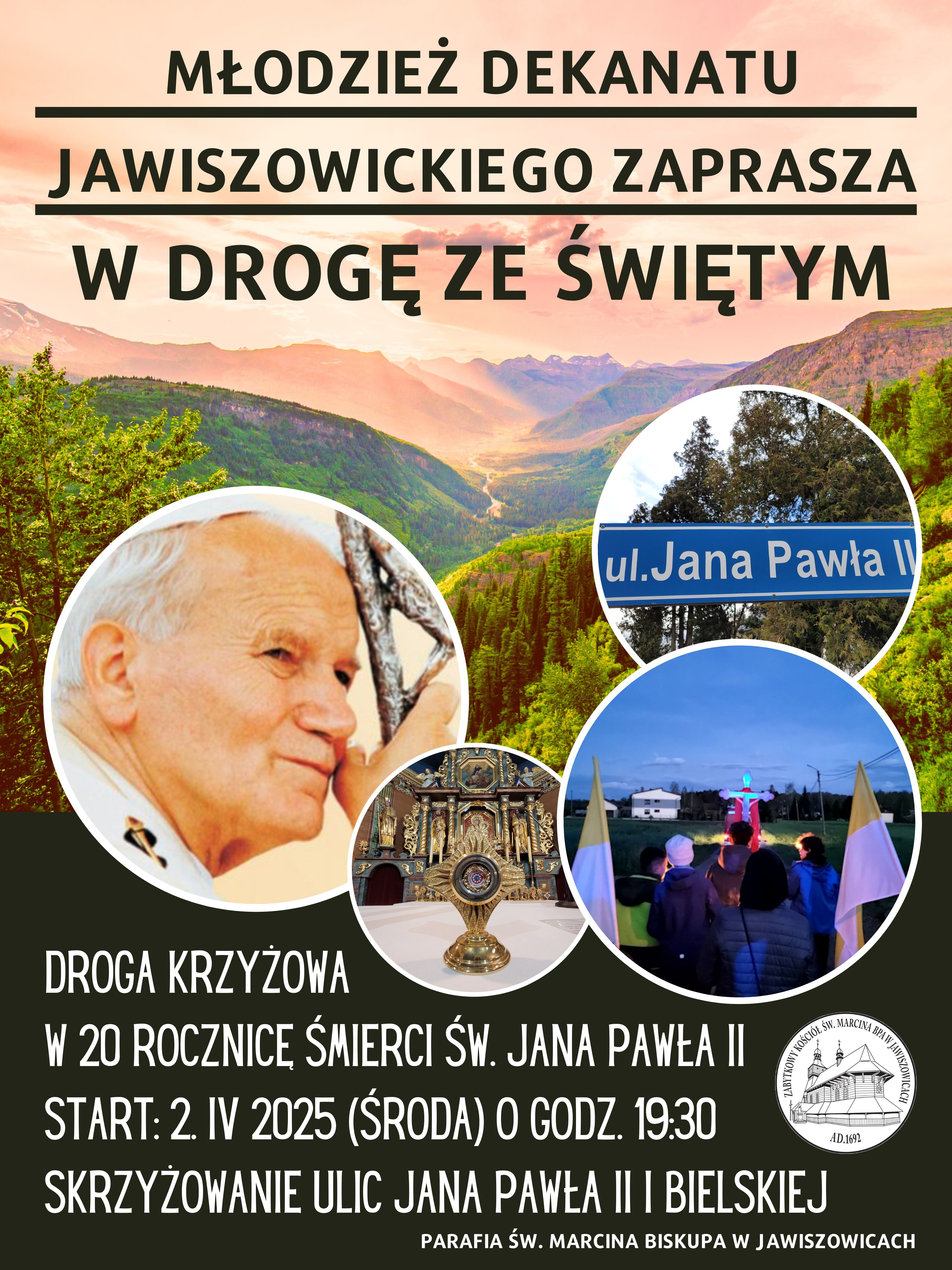 Droga Krzyżowa w 20. rocznicę śmierci JP II