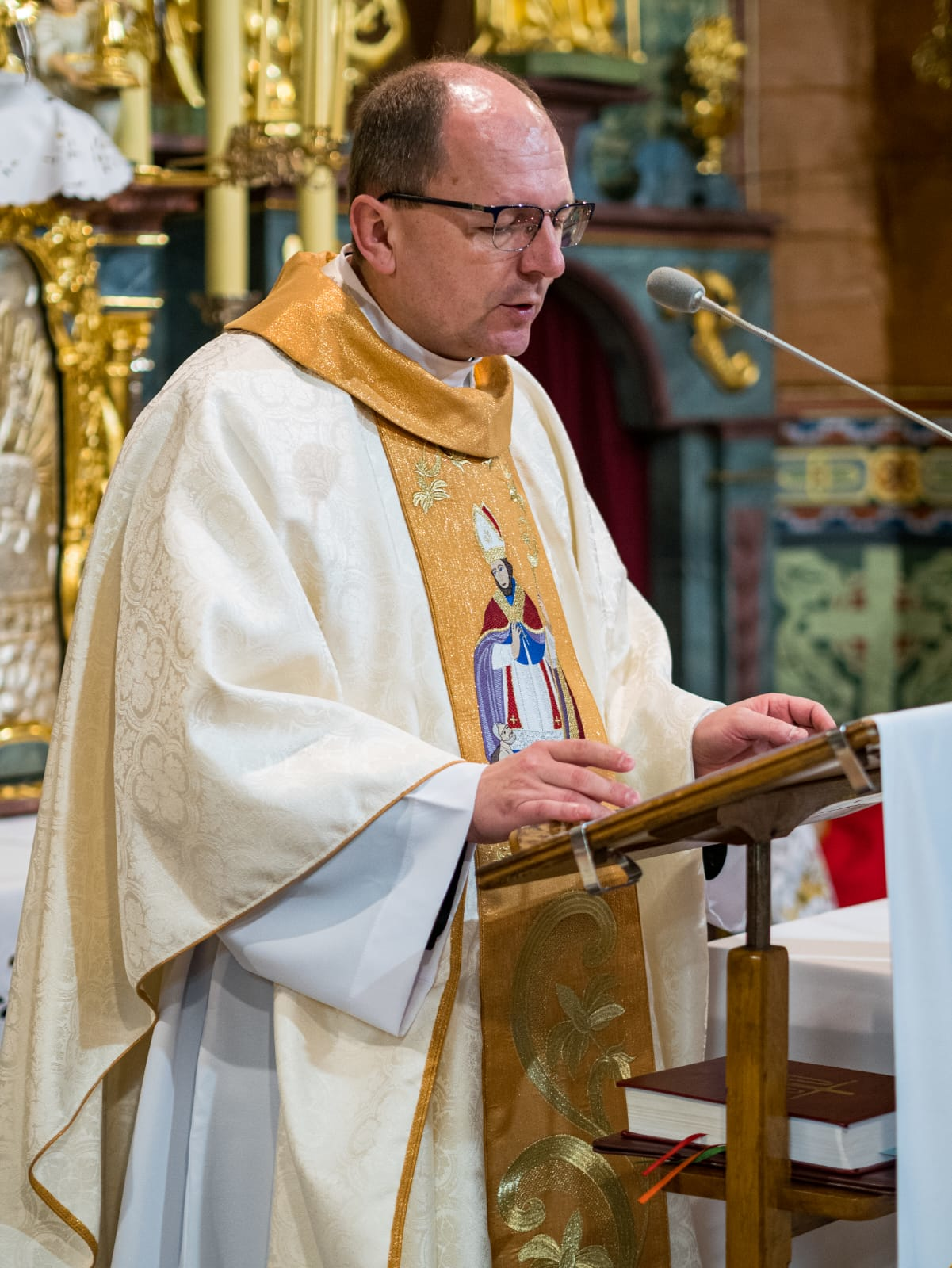 Uroczystość odpustowa ku czci św. Marcina Bpa pod przewodnictwem ks. dr. Szymona Tracza - Parafia Jawiszowice św. Marcina Bpa