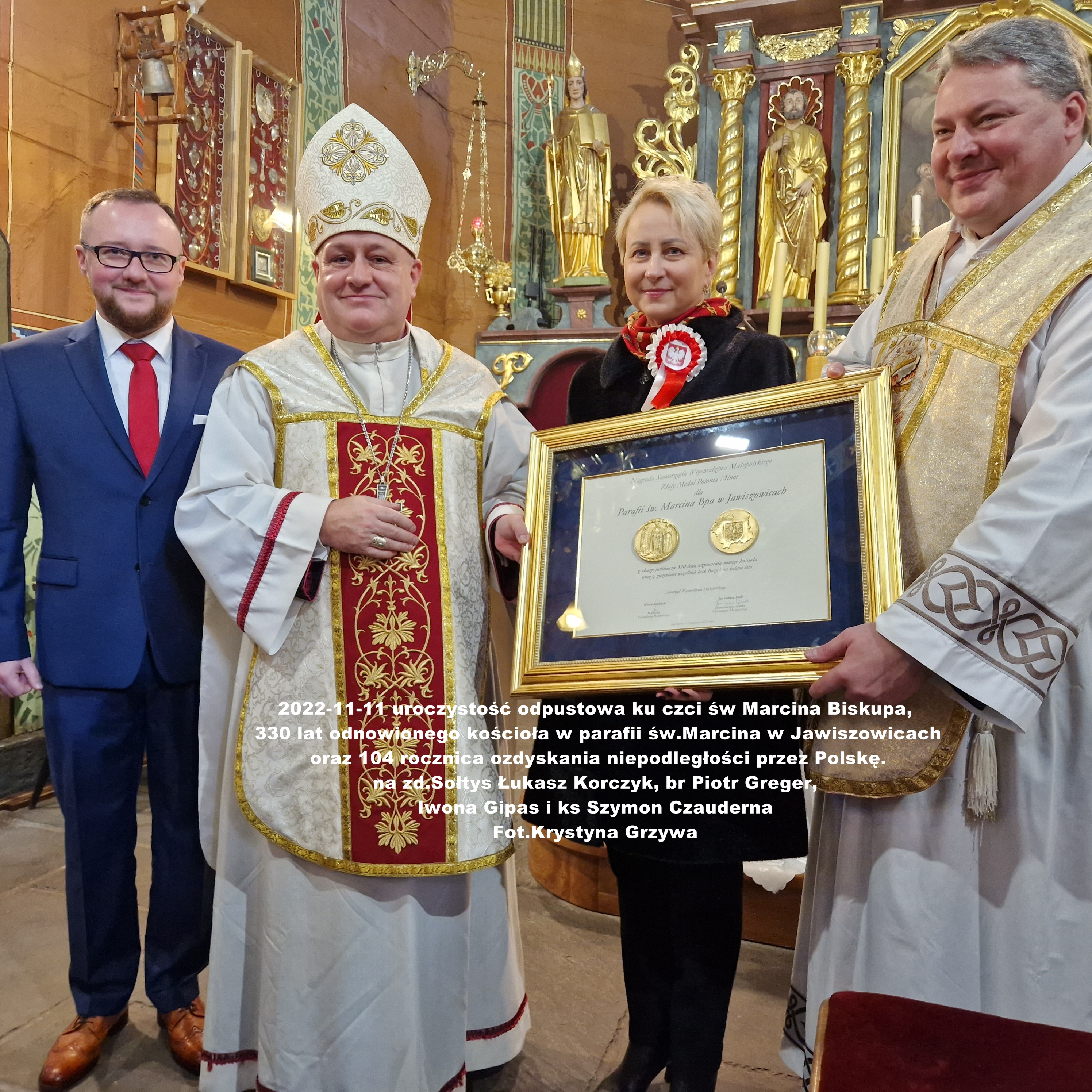 Jubileusz 330-lecia świątyni pod przewodnictwem bp. Piotra Gregera