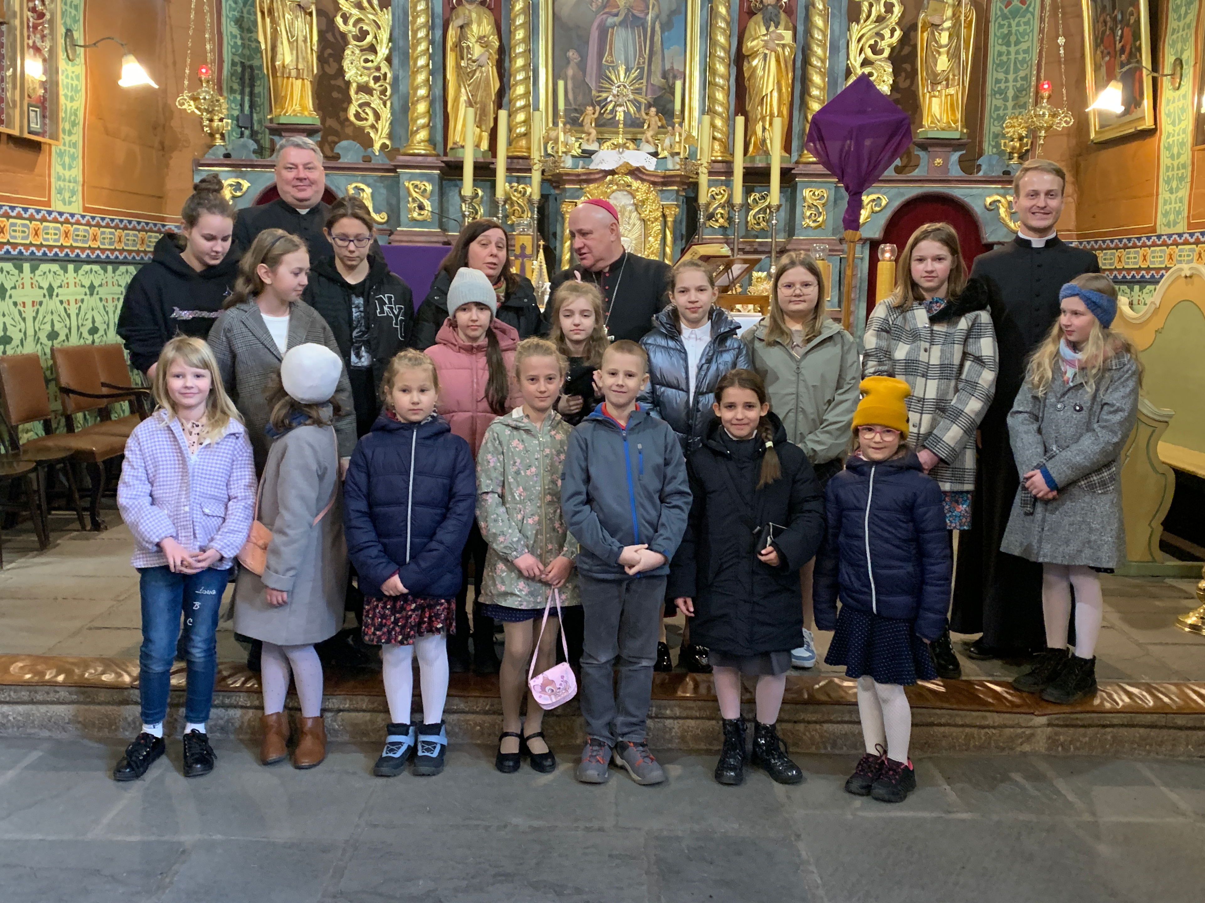 Wizytacja Kanoniczna bp. Piotra Gregera 2024 - Parafia Jawiszowice św. Marcina bp.