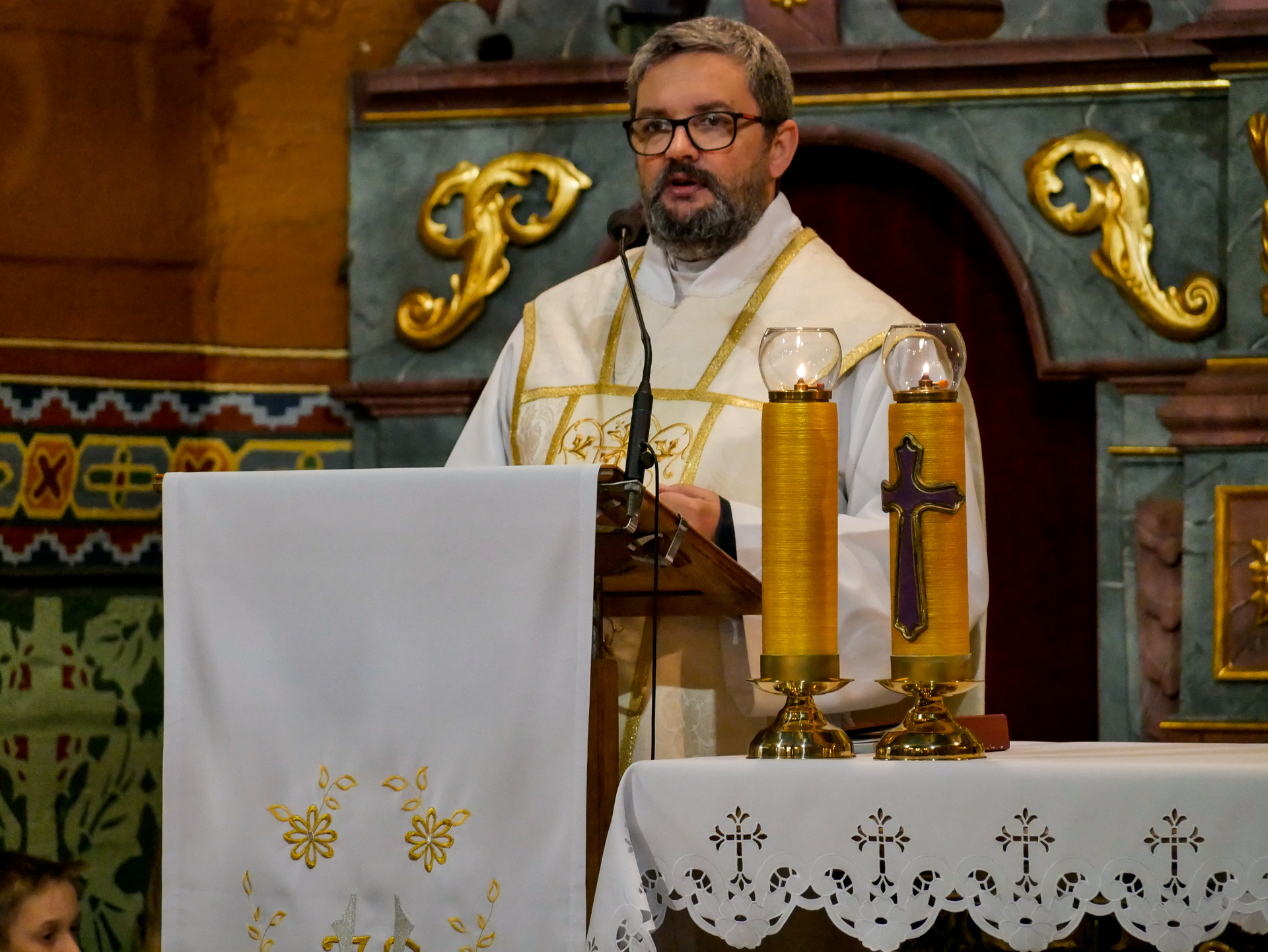 Eucharystia i spotkanie z ks. Piotrem Hoffmannem, Dyrektorem Wydziału Duszpasterstwa Ogólnego