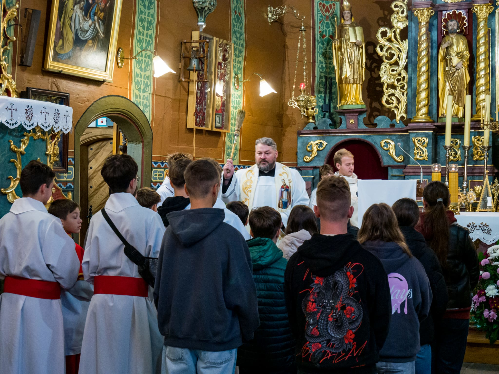 Inauguracja Młodzieżowej Róży Różańcowej św. Carlo Acutisa - Parafia Jawiszowice św. Marcina Bpa