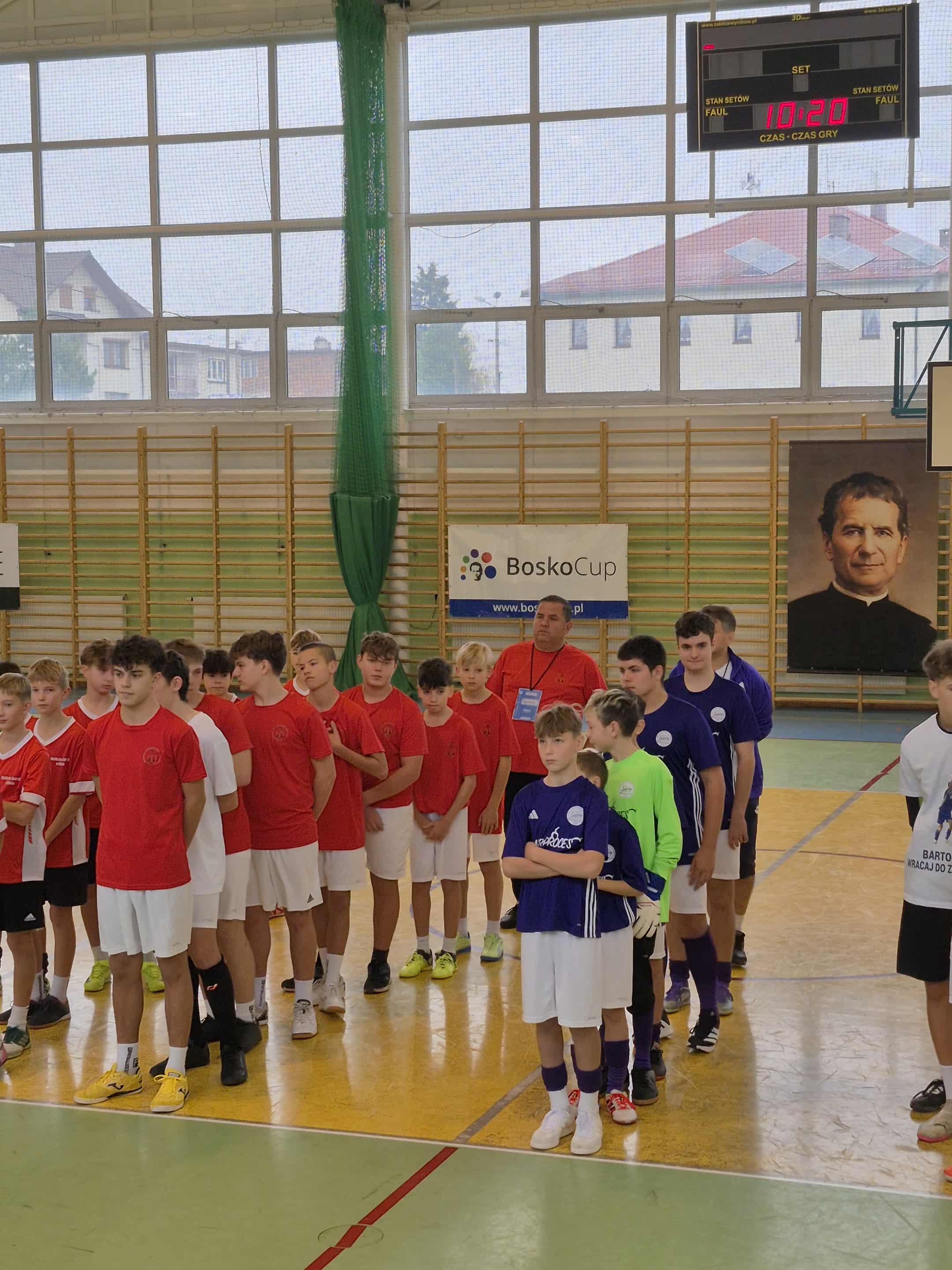 Eliminacje XVIII halowego Bosko Cup z okręgu Kęckiego - Parafia Jawiszowice św. Marcina Bpa