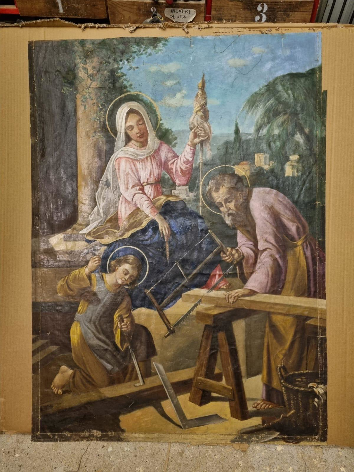 Trwają prace konserwatorskie - Parafia Jawiszowice św. Marcina Bpa