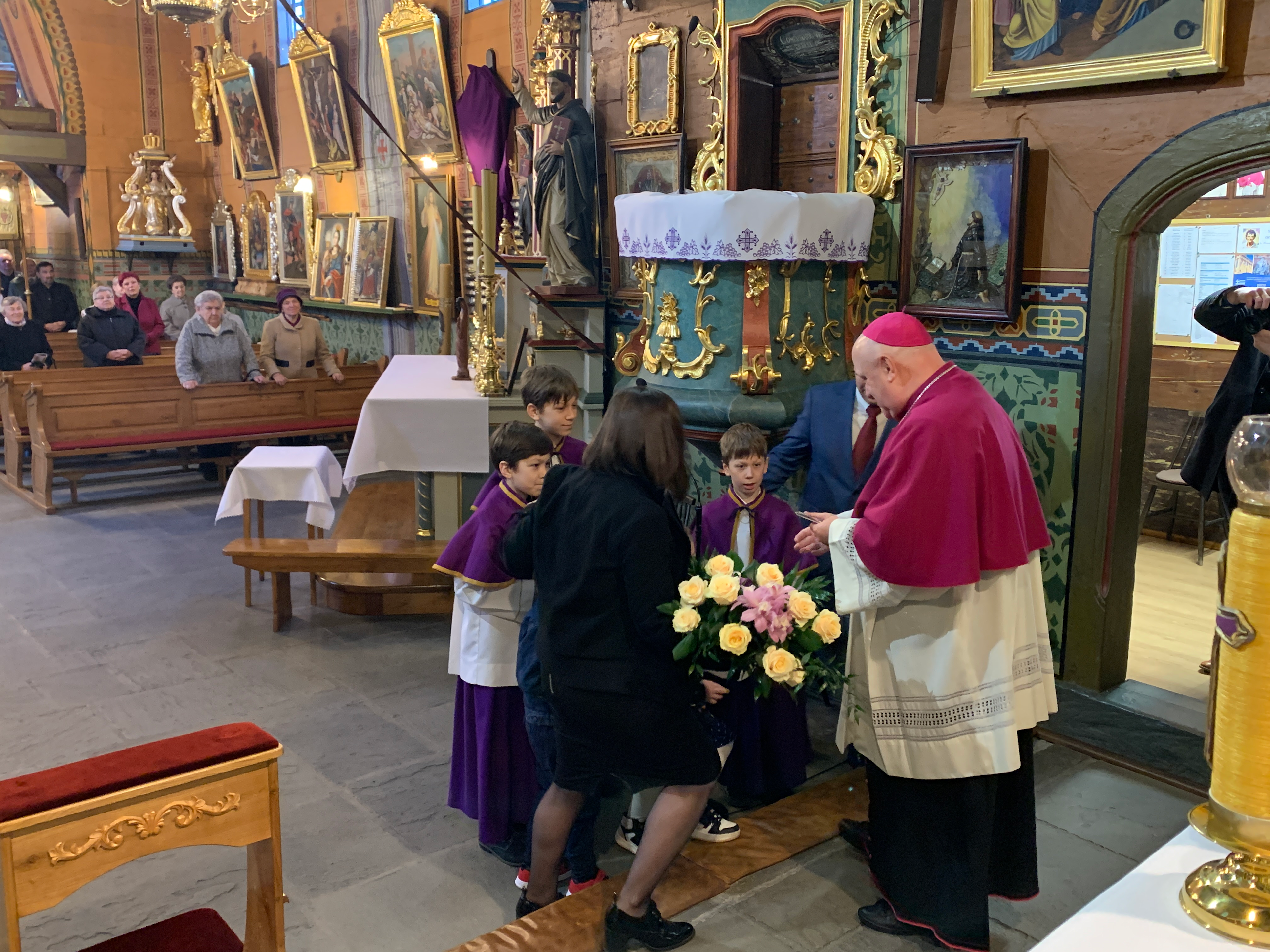 Wizytacja Kanoniczna bp. Piotra Gregera 2024 - Parafia Jawiszowice św. Marcina bp.