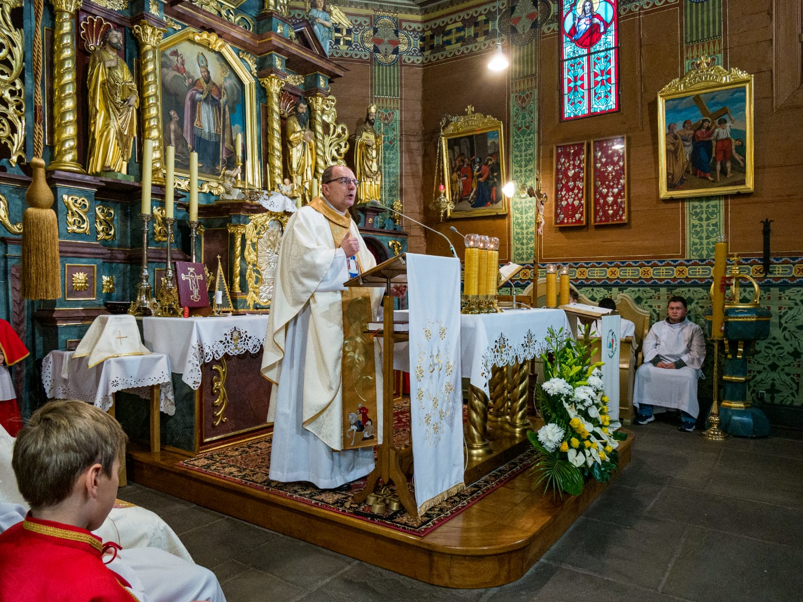 Uroczystość odpustowa ku czci św. Marcina Bpa pod przewodnictwem ks. dr. Szymona Tracza - Parafia Jawiszowice św. Marcina Bpa