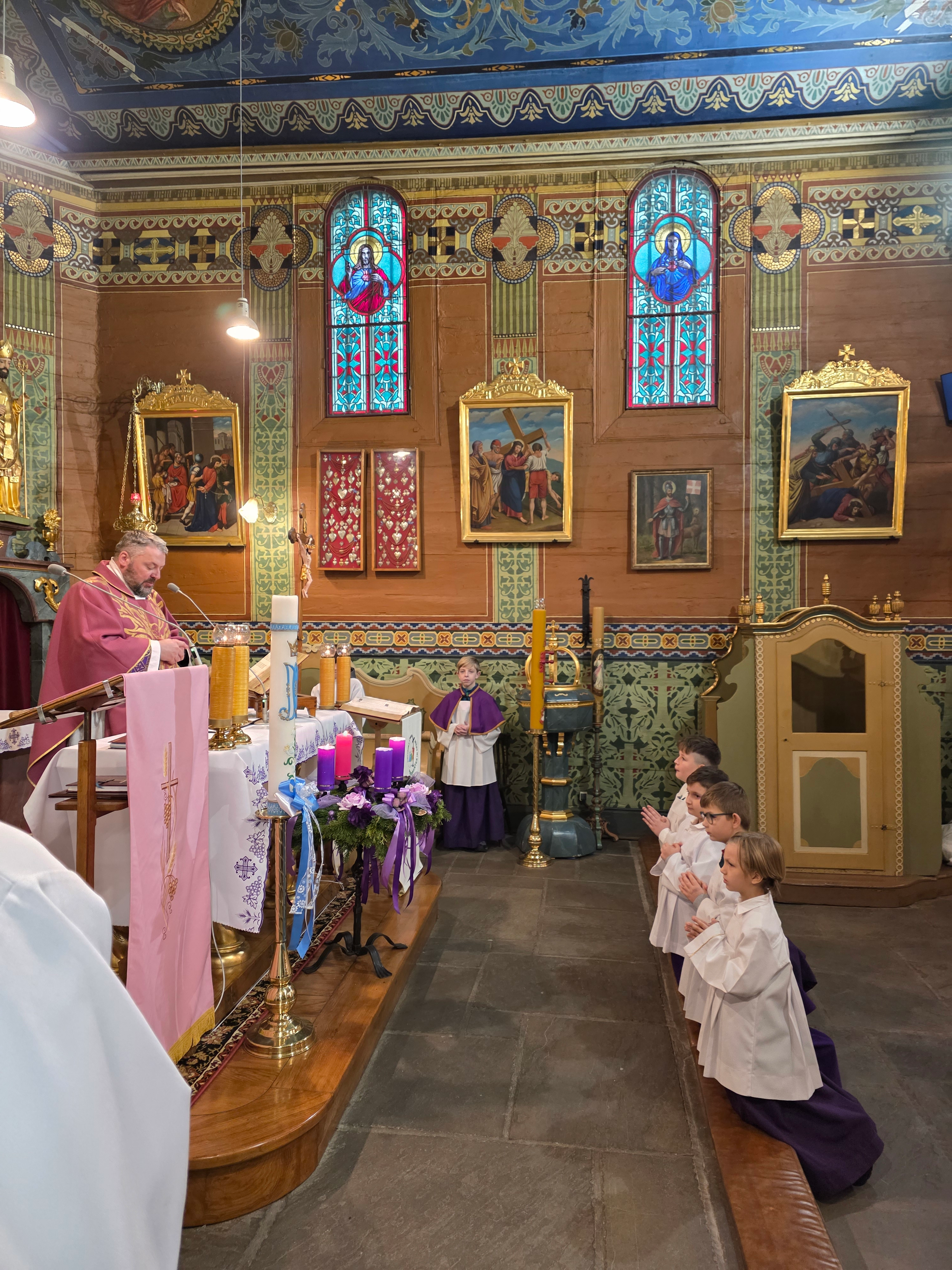 Błogosławieństwo 4 kandydatów na Ministrantów