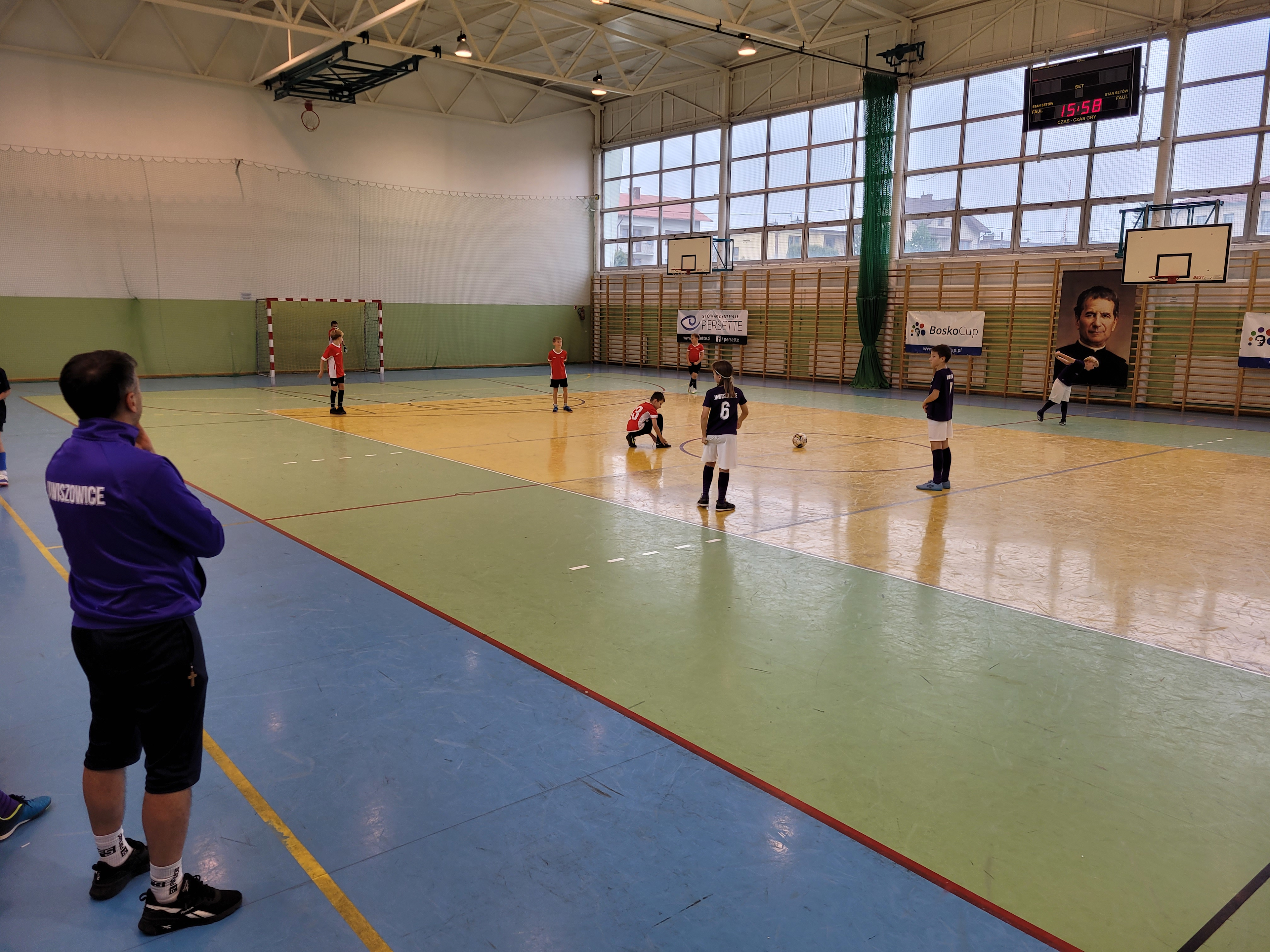 Eliminacje XVIII halowego Bosko Cup z okręgu Kęckiego - Parafia Jawiszowice św. Marcina Bpa